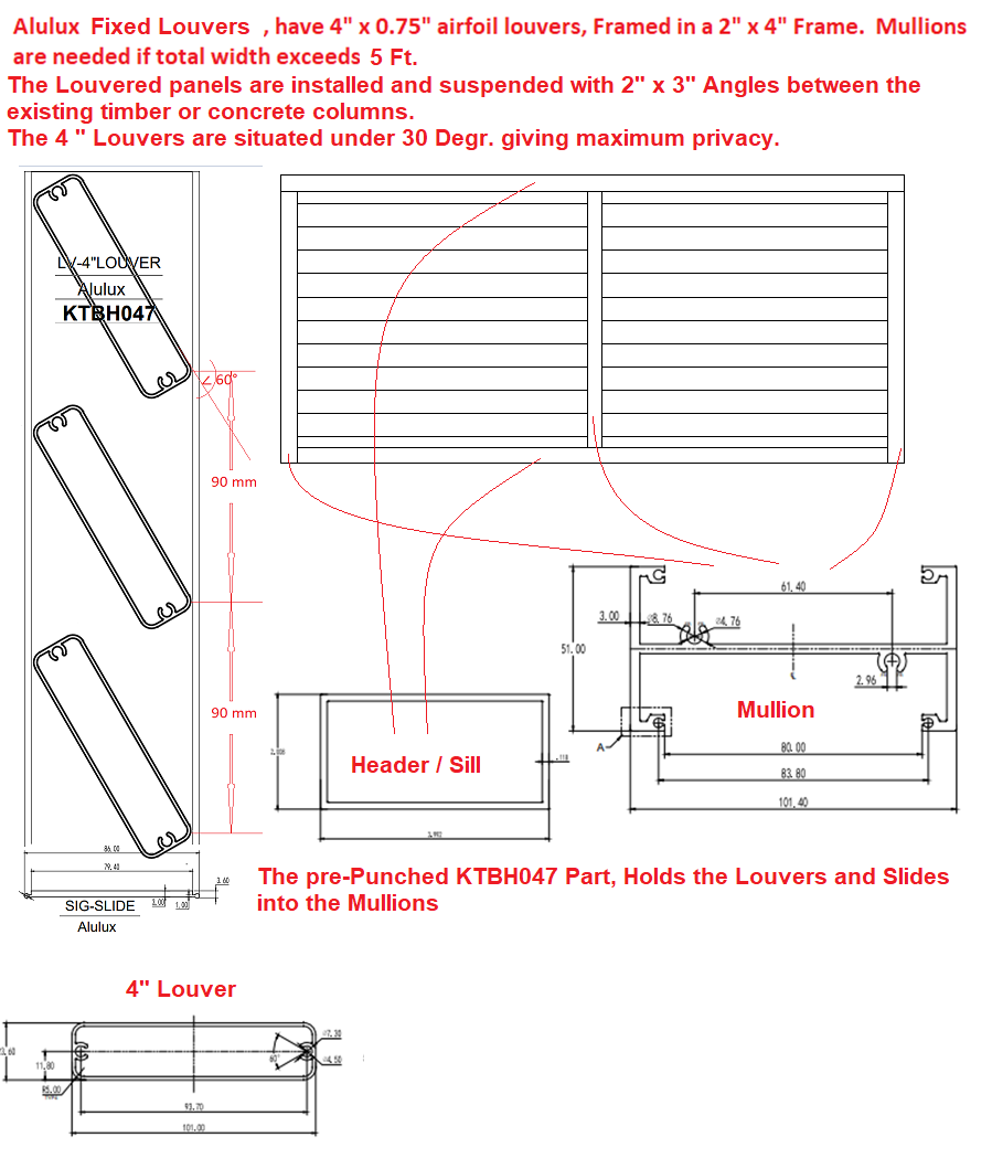 Louver Specifications
